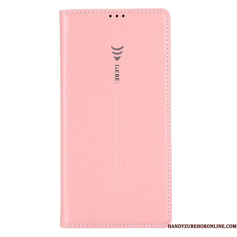 Hoesje Samsung Galaxy Note 10+ Leer Blauw, Hoes Samsung Galaxy Note 10+ Bescherming