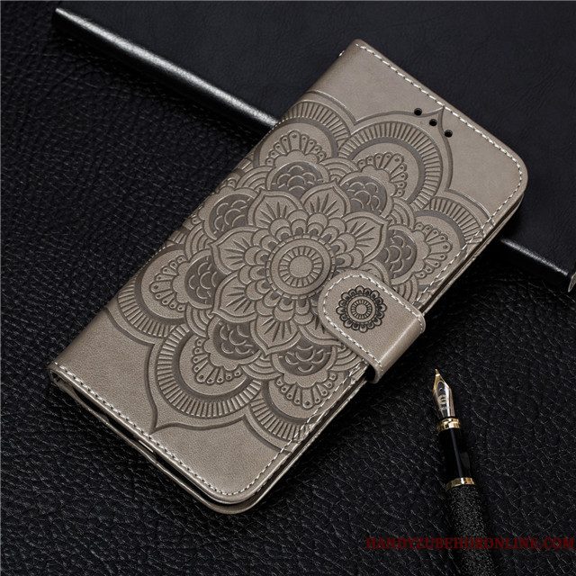 Hoesje Samsung Galaxy Note 10 Lite Folio Rose Goud Anti-fall, Hoes Samsung Galaxy Note 10 Lite Bescherming