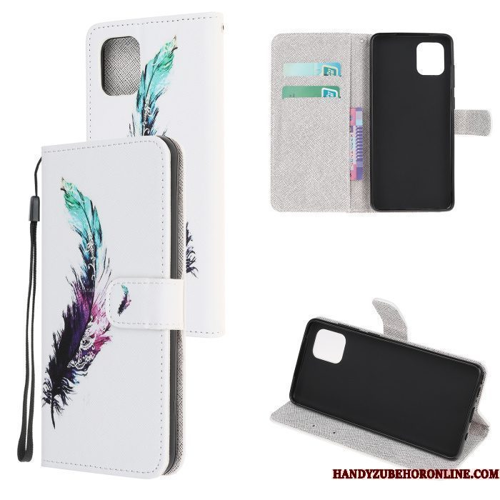 Hoesje Samsung Galaxy Note 10 Lite Geschilderd Blauwtelefoon, Hoes Samsung Galaxy Note 10 Lite Bescherming