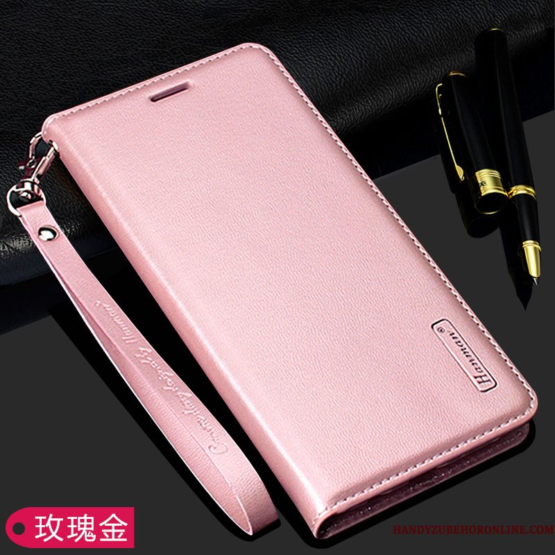 Hoesje Samsung Galaxy Note 10 Zacht Goud Anti-fall, Hoes Samsung Galaxy Note 10 Leer Telefoon