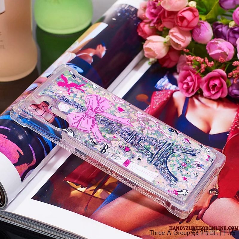 Hoesje Samsung Galaxy Note 10 Zakken Drijfzandtelefoon, Hoes Samsung Galaxy Note 10 Zacht Anti-fall Wit