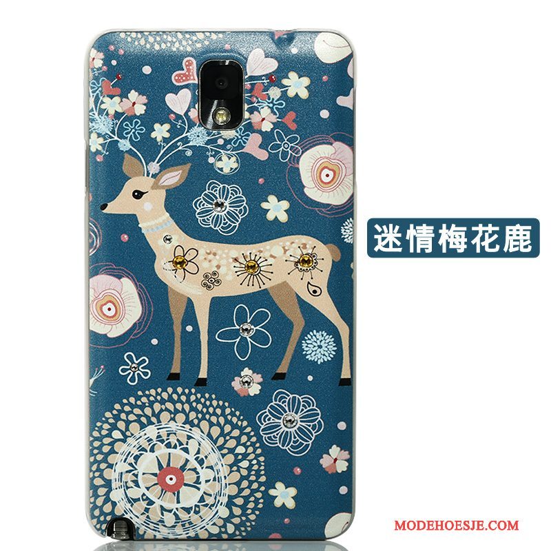 Hoesje Samsung Galaxy Note 3 Bescherming Achterklep Roze, Hoes Samsung Galaxy Note 3 Scheppend Telefoon