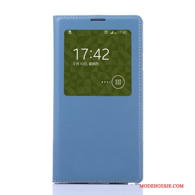 Hoesje Samsung Galaxy Note 3 Bescherming Oranje Geel, Hoes Samsung Galaxy Note 3 Leer Telefoon