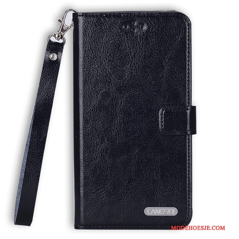 Hoesje Samsung Galaxy Note 3 Leer Duntelefoon, Hoes Samsung Galaxy Note 3 Folio Hard Hanger