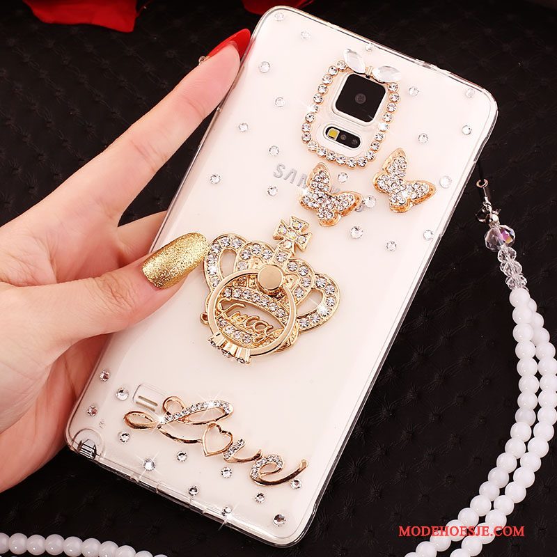 Hoesje Samsung Galaxy Note 3 Siliconen Hanger Ring, Hoes Samsung Galaxy Note 3 Bescherming Goud Anti-fall