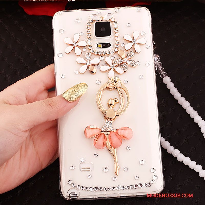 Hoesje Samsung Galaxy Note 3 Siliconen Hanger Ring, Hoes Samsung Galaxy Note 3 Bescherming Goud Anti-fall