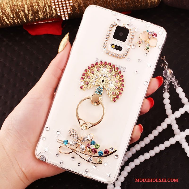 Hoesje Samsung Galaxy Note 3 Siliconen Hanger Ring, Hoes Samsung Galaxy Note 3 Bescherming Goud Anti-fall