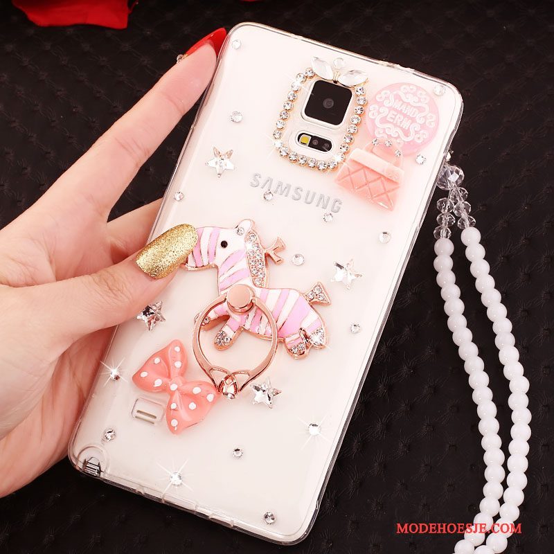 Hoesje Samsung Galaxy Note 3 Siliconen Hanger Ring, Hoes Samsung Galaxy Note 3 Bescherming Goud Anti-fall