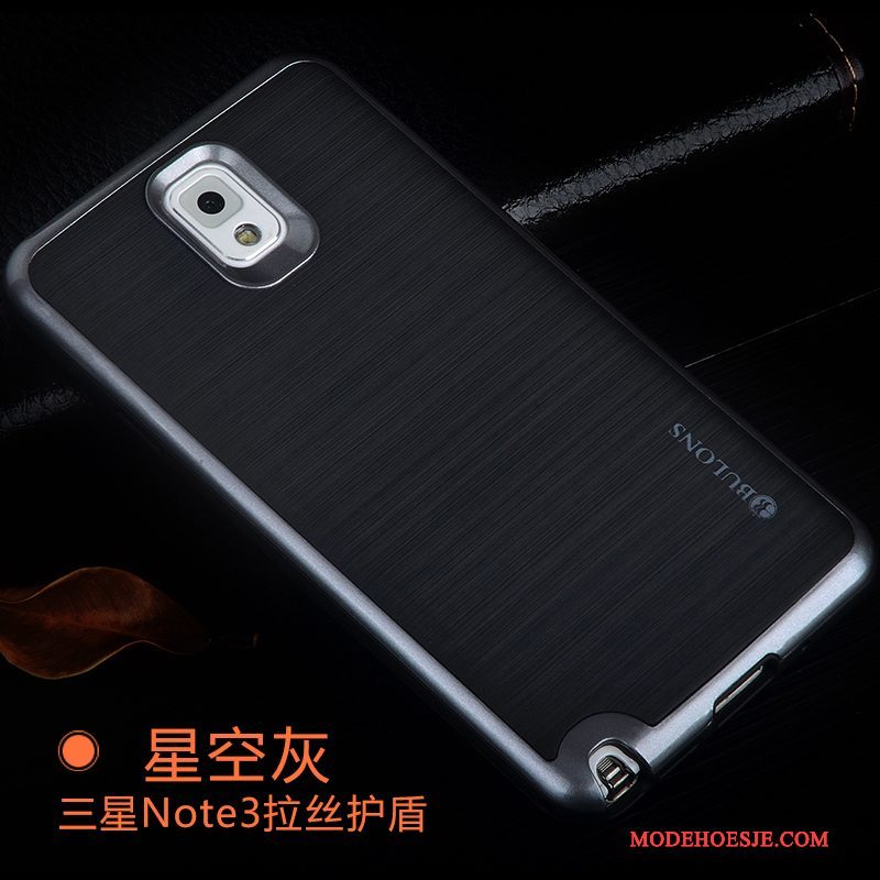 Hoesje Samsung Galaxy Note 3 Siliconen Omlijsting Anti-fall, Hoes Samsung Galaxy Note 3 Bescherming Roodtelefoon