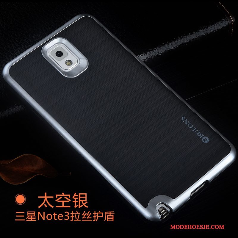 Hoesje Samsung Galaxy Note 3 Siliconen Omlijsting Anti-fall, Hoes Samsung Galaxy Note 3 Bescherming Roodtelefoon