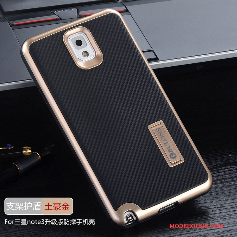 Hoesje Samsung Galaxy Note 3 Siliconen Omlijsting Anti-fall, Hoes Samsung Galaxy Note 3 Bescherming Roodtelefoon