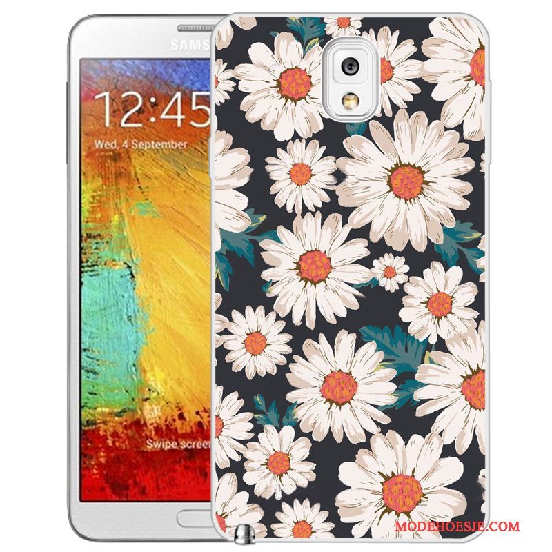 Hoesje Samsung Galaxy Note 3 Zacht Telefoon Groen, Hoes Samsung Galaxy Note 3 Geschilderd