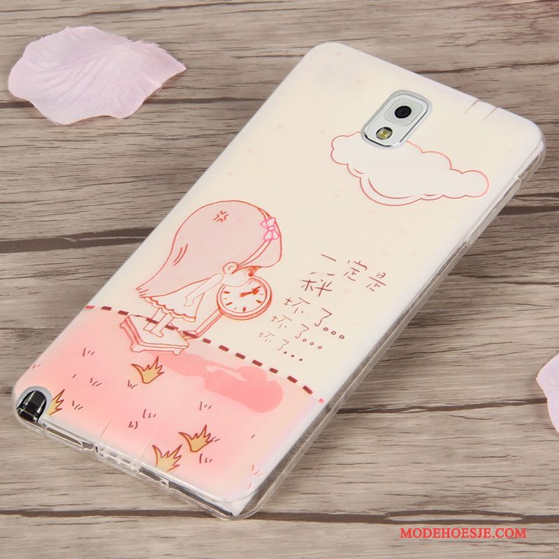 Hoesje Samsung Galaxy Note 3 Zakken Telefoon Anti-fall, Hoes Samsung Galaxy Note 3 Siliconen Dun Trend