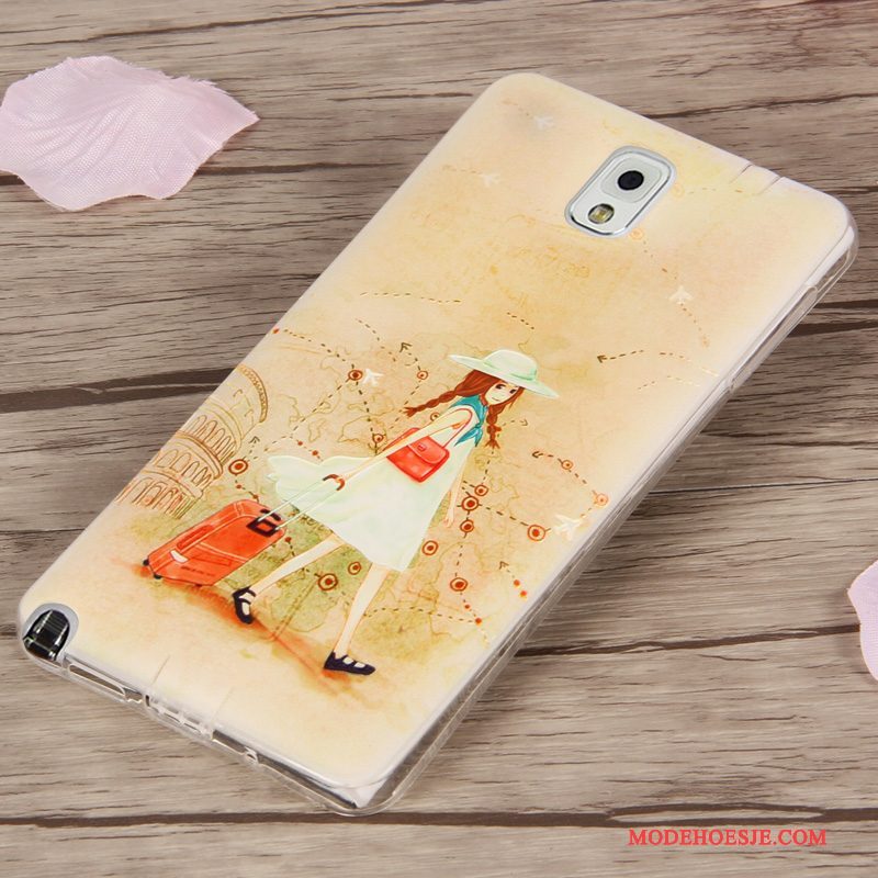 Hoesje Samsung Galaxy Note 3 Zakken Telefoon Anti-fall, Hoes Samsung Galaxy Note 3 Siliconen Dun Trend