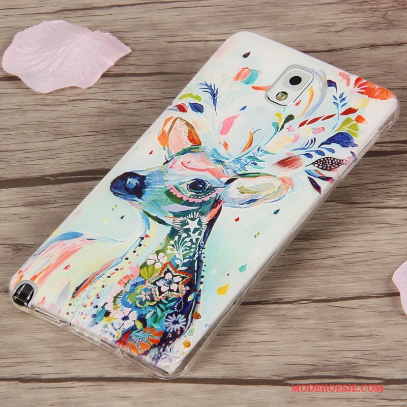 Hoesje Samsung Galaxy Note 3 Zakken Telefoon Anti-fall, Hoes Samsung Galaxy Note 3 Siliconen Dun Trend