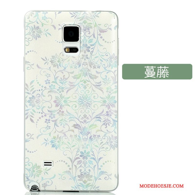 Hoesje Samsung Galaxy Note 4 Kleur Telefoon Schrobben, Hoes Samsung Galaxy Note 4 Scheppend Hard Dun