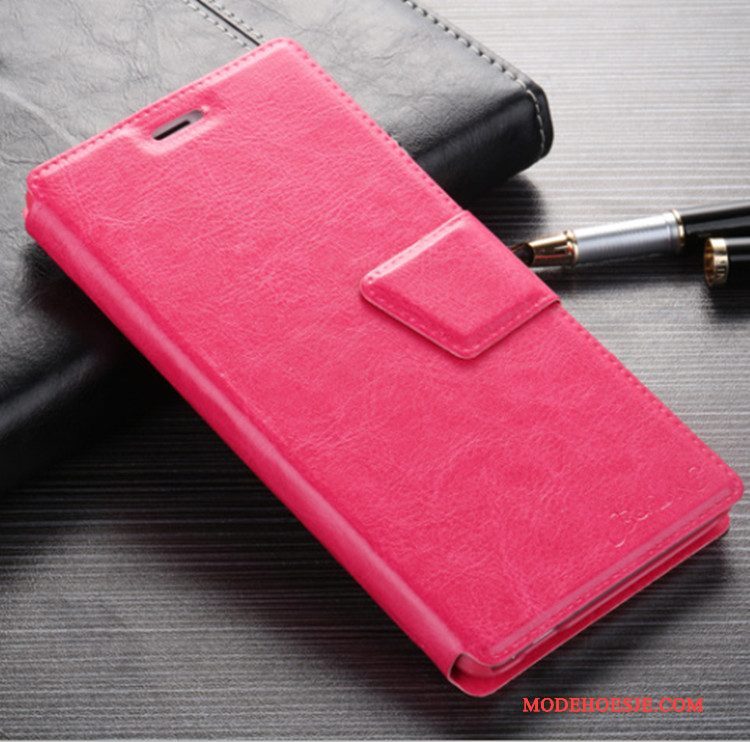 Hoesje Samsung Galaxy Note 4 Leer Telefoon Bruin, Hoes Samsung Galaxy Note 4 Folio