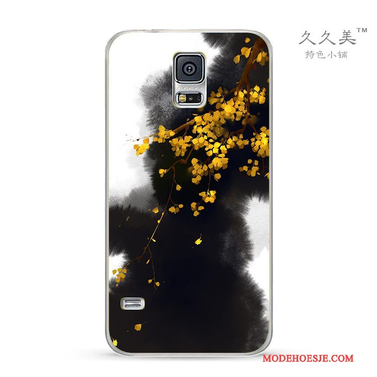 Hoesje Samsung Galaxy Note 4 Siliconen Chinese Stijltelefoon, Hoes Samsung Galaxy Note 4 Zacht Mini Inkt