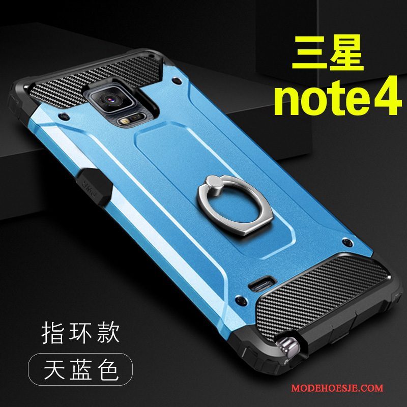 Hoesje Samsung Galaxy Note 4 Siliconen Hard Zwart, Hoes Samsung Galaxy Note 4 Bescherming Persoonlijktelefoon