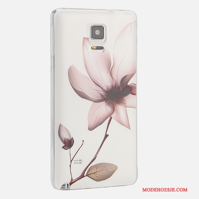 Hoesje Samsung Galaxy Note 4 Siliconen Telefoon Geel, Hoes Samsung Galaxy Note 4 Bescherming