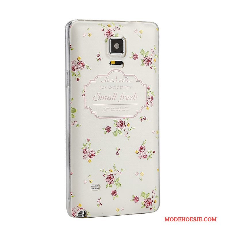 Hoesje Samsung Galaxy Note 4 Siliconen Telefoon Geel, Hoes Samsung Galaxy Note 4 Bescherming