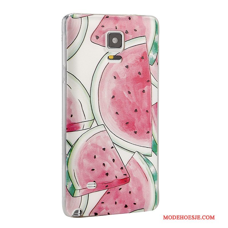 Hoesje Samsung Galaxy Note 4 Siliconen Telefoon Geel, Hoes Samsung Galaxy Note 4 Bescherming