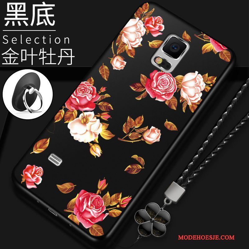 Hoesje Samsung Galaxy Note 4 Siliconen Trend Anti-fall, Hoes Samsung Galaxy Note 4 Bescherming Rood Nieuw