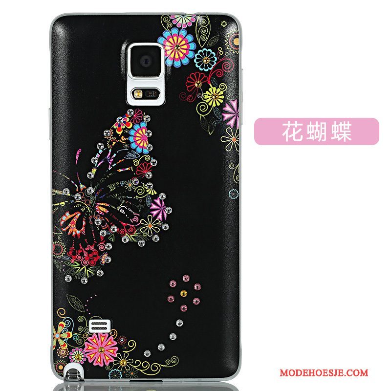 Hoesje Samsung Galaxy Note 4 Spotprent Telefoon Dun, Hoes Samsung Galaxy Note 4 Bescherming Anti-fall Achterklep