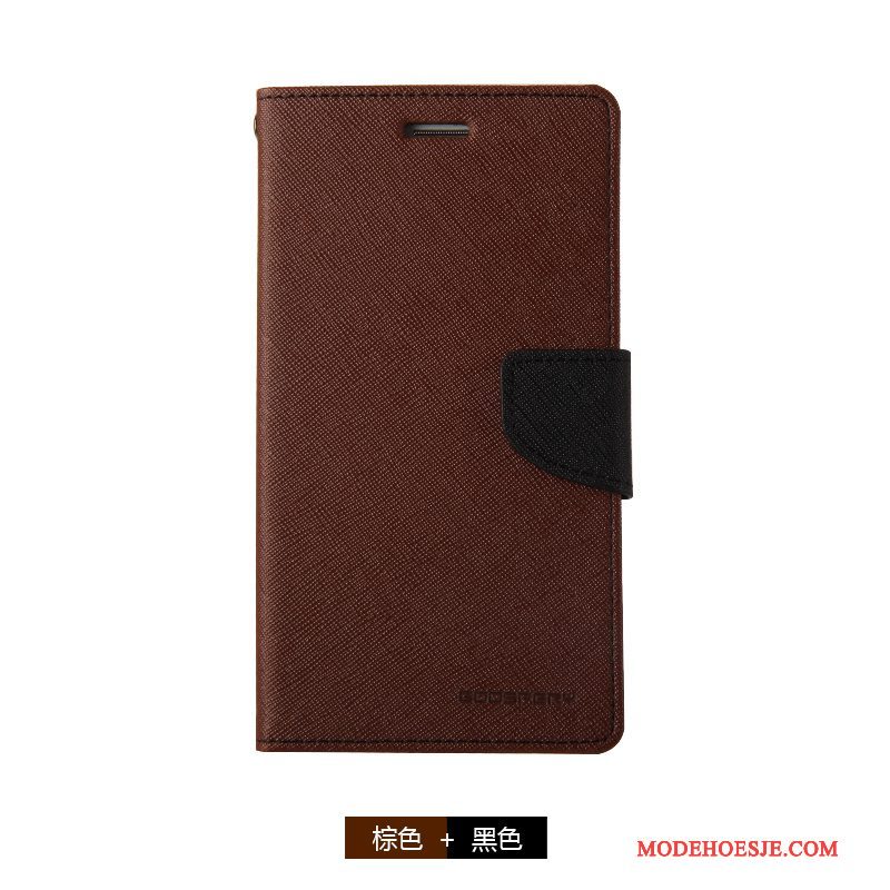 Hoesje Samsung Galaxy Note 4 Zacht Purpertelefoon, Hoes Samsung Galaxy Note 4 Folio