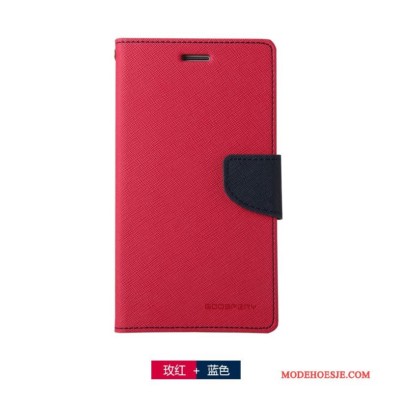 Hoesje Samsung Galaxy Note 4 Zacht Purpertelefoon, Hoes Samsung Galaxy Note 4 Folio