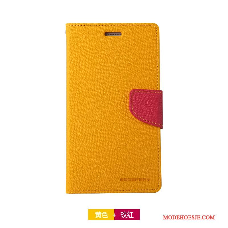 Hoesje Samsung Galaxy Note 4 Zacht Purpertelefoon, Hoes Samsung Galaxy Note 4 Folio