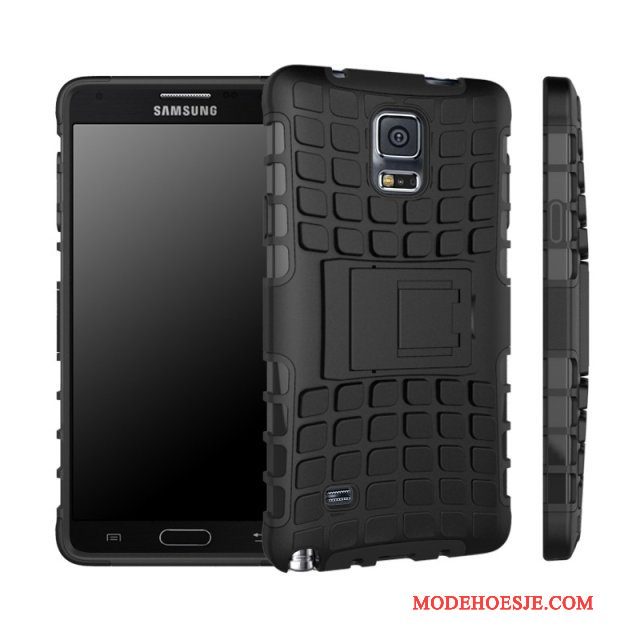 Hoesje Samsung Galaxy Note 4 Zakken Anti-fall Purper, Hoes Samsung Galaxy Note 4 Bescherming Telefoon Persoonlijk