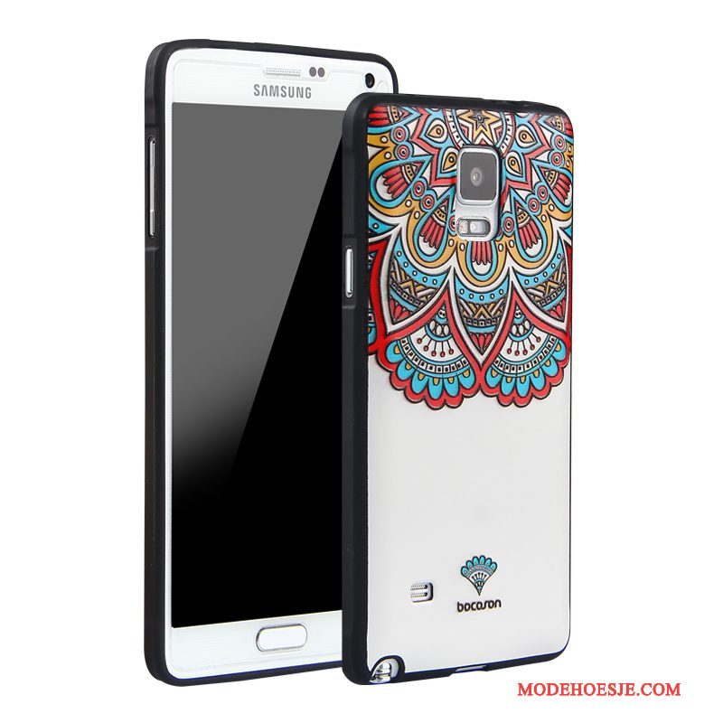 Hoesje Samsung Galaxy Note 4 Zakken Anti-falltelefoon, Hoes Samsung Galaxy Note 4 Reliëf Trend