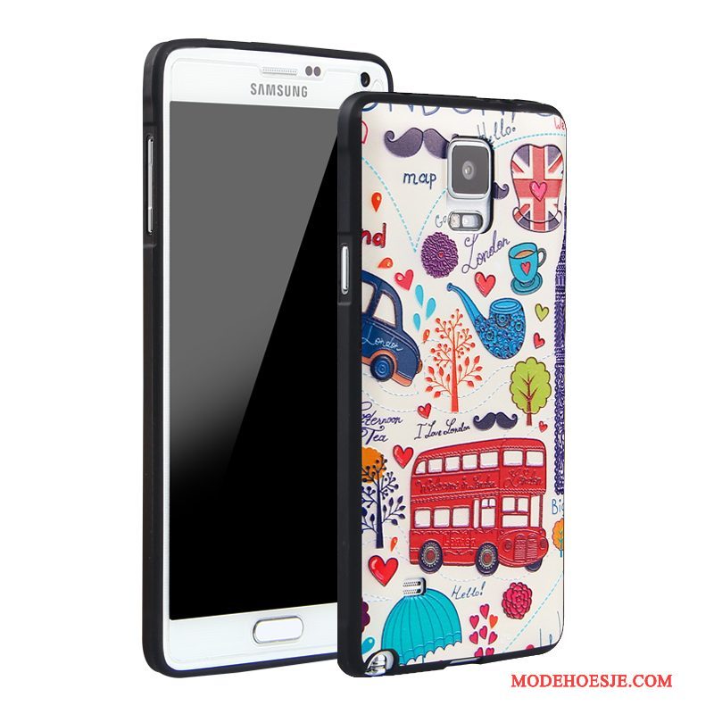 Hoesje Samsung Galaxy Note 4 Zakken Anti-falltelefoon, Hoes Samsung Galaxy Note 4 Reliëf Trend