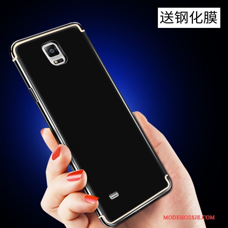 Hoesje Samsung Galaxy Note 4 Zakken Anti-falltelefoon, Hoes Samsung Galaxy Note 4 Scheppend Goud Persoonlijk