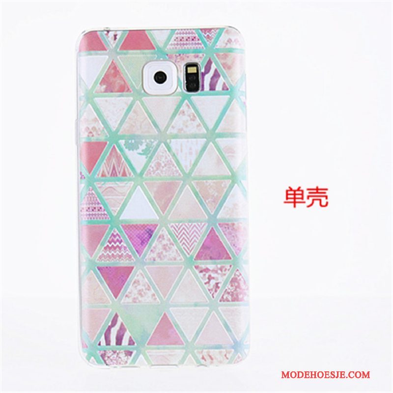 Hoesje Samsung Galaxy Note 5 Bescherming Anti-falltelefoon, Hoes Samsung Galaxy Note 5 Zakken Roze Ring