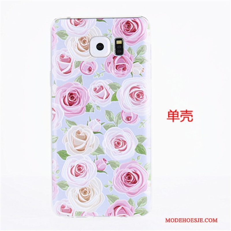 Hoesje Samsung Galaxy Note 5 Bescherming Anti-falltelefoon, Hoes Samsung Galaxy Note 5 Zakken Roze Ring