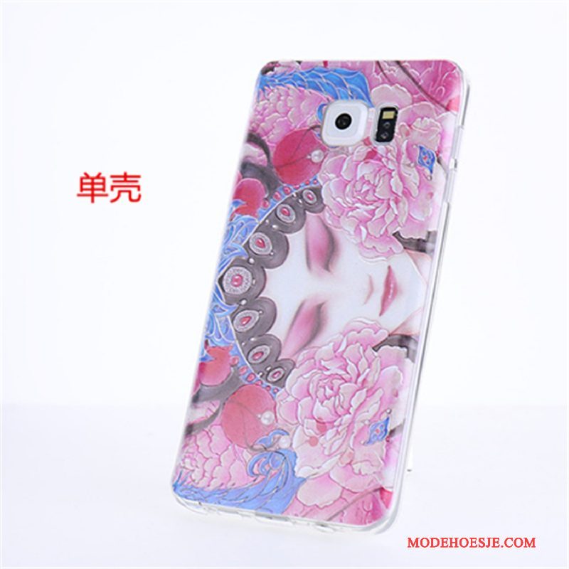 Hoesje Samsung Galaxy Note 5 Bescherming Anti-falltelefoon, Hoes Samsung Galaxy Note 5 Zakken Roze Ring