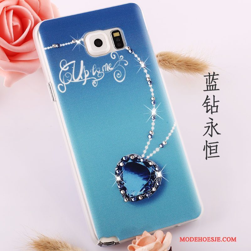 Hoesje Samsung Galaxy Note 5 Bescherming Blauwtelefoon, Hoes Samsung Galaxy Note 5 Hard