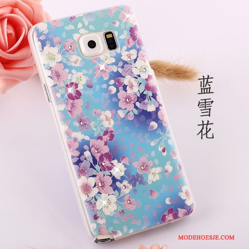 Hoesje Samsung Galaxy Note 5 Bescherming Blauwtelefoon, Hoes Samsung Galaxy Note 5 Hard