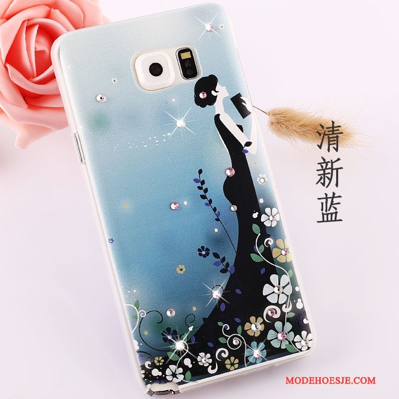 Hoesje Samsung Galaxy Note 5 Bescherming Blauwtelefoon, Hoes Samsung Galaxy Note 5 Hard