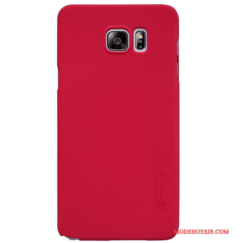 Hoesje Samsung Galaxy Note 5 Bescherming Goudtelefoon, Hoes Samsung Galaxy Note 5 Hard Rood