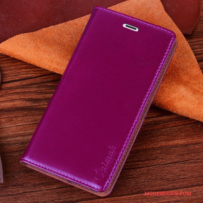 Hoesje Samsung Galaxy Note 5 Bescherming Telefoon Purper, Hoes Samsung Galaxy Note 5 Leer