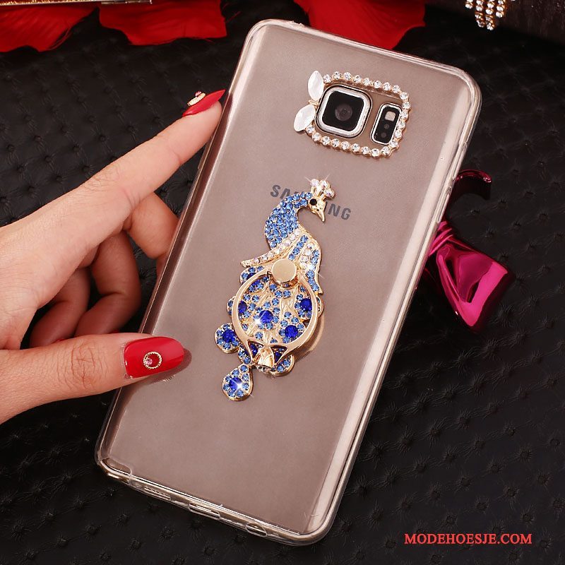 Hoesje Samsung Galaxy Note 5 Bescherming Wit, Hoes Samsung Galaxy Note 5 Strass