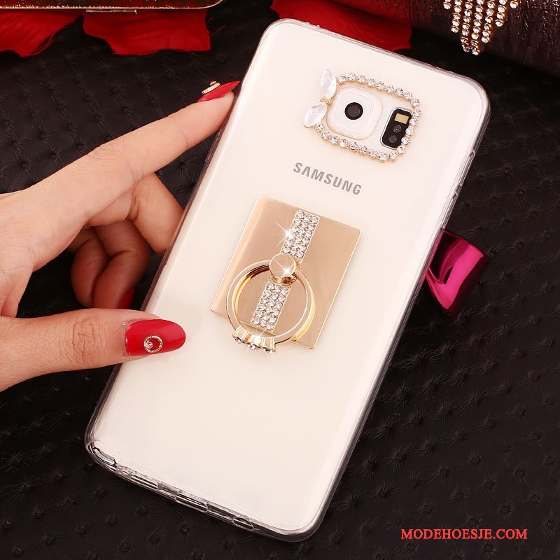 Hoesje Samsung Galaxy Note 5 Bescherming Wit, Hoes Samsung Galaxy Note 5 Strass