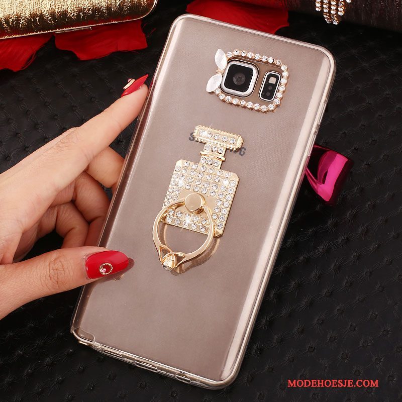 Hoesje Samsung Galaxy Note 5 Bescherming Wit, Hoes Samsung Galaxy Note 5 Strass