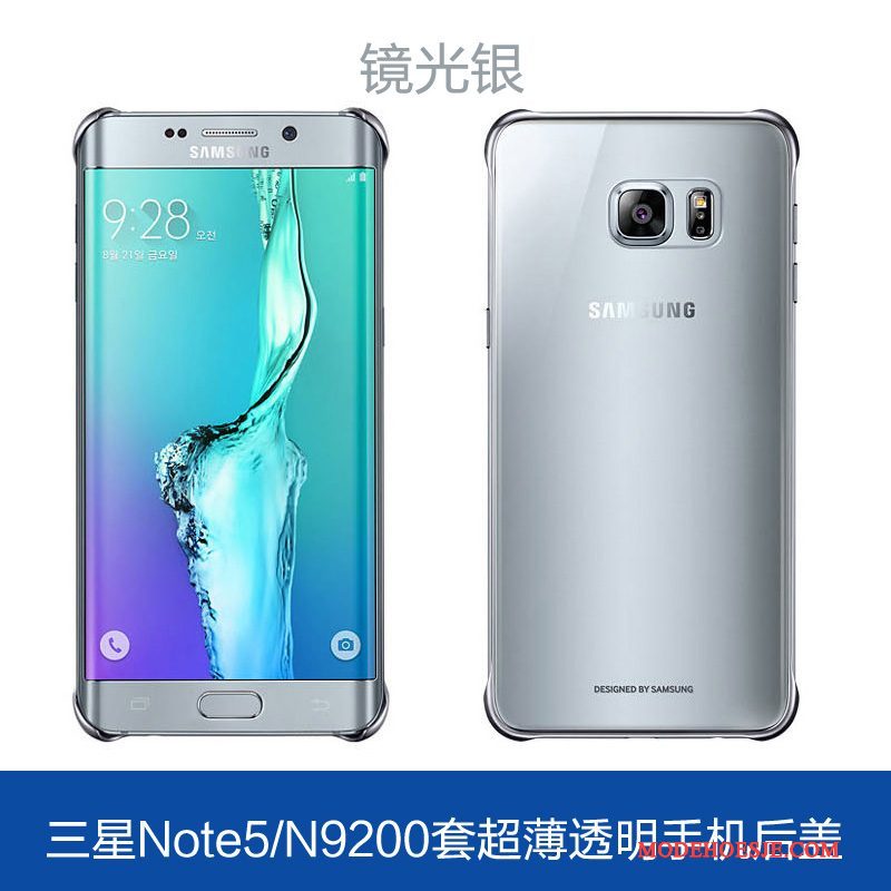 Hoesje Samsung Galaxy Note 5 Kleur Telefoon Achterklep, Hoes Samsung Galaxy Note 5 Bescherming Dun Doorzichtig