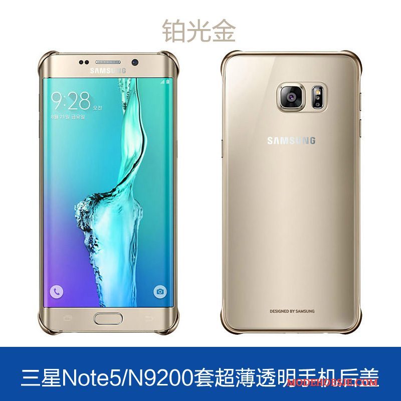 Hoesje Samsung Galaxy Note 5 Kleur Telefoon Achterklep, Hoes Samsung Galaxy Note 5 Bescherming Dun Doorzichtig