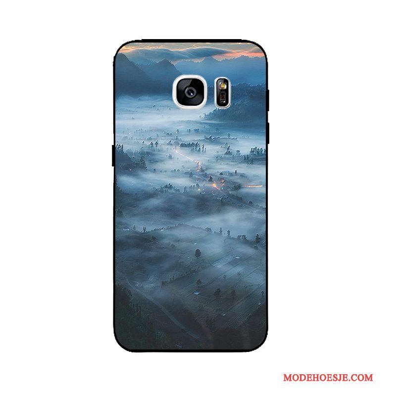 Hoesje Samsung Galaxy Note 5 Reliëf Landschaptelefoon, Hoes Samsung Galaxy Note 5 Bescherming Hanger Original