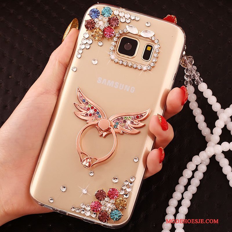 Hoesje Samsung Galaxy Note 5 Siliconen Telefoon Blauw, Hoes Samsung Galaxy Note 5 Bescherming Hanger Anti-fall